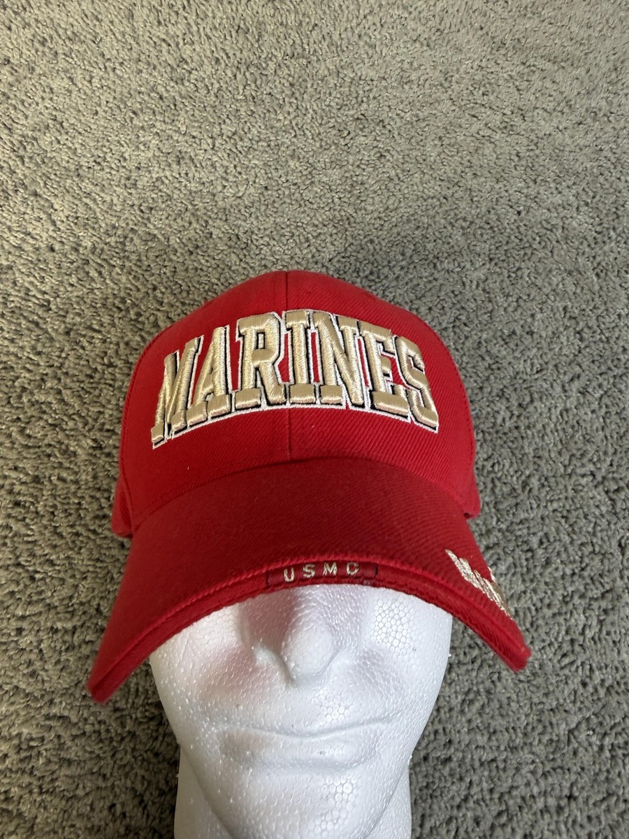 Rapid Dominance Hat Cap Strap Back Mens One Size Red Marines USMC