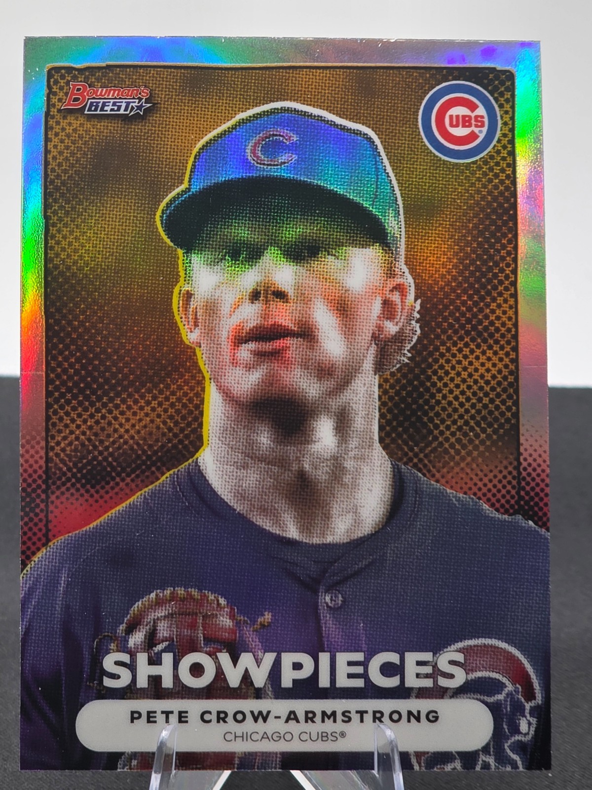 2025 Bowman’s Best Pete Crow Armstrong Showpieces Refractor # BS-8 Cubs