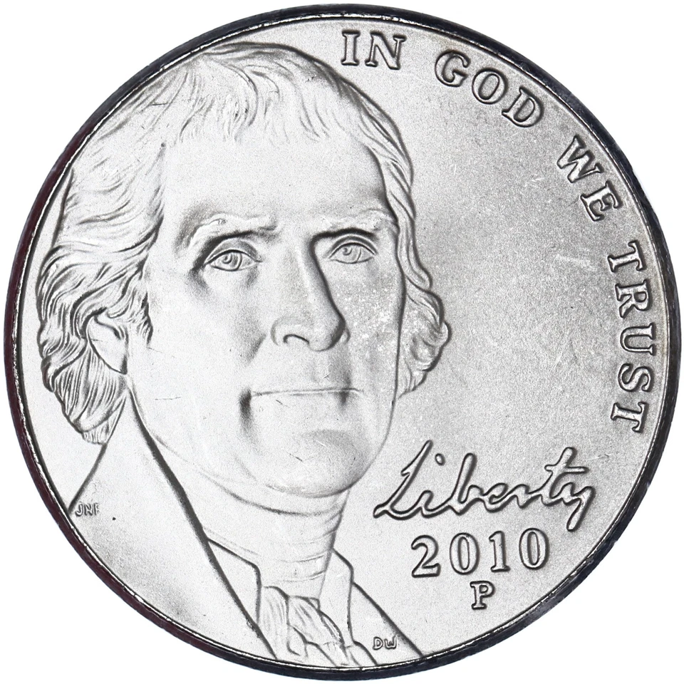 2010 P Jefferson Nickel BU Satin Finish - Image 3 of 4