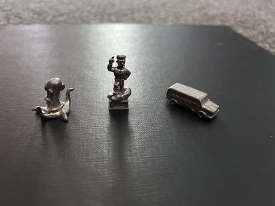 Monopoly Die Simpsons 3er Set Zinn Token / Ersatzteile 2003