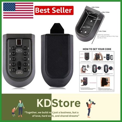 SecureWeather Wall-Mounted Push Button Key Safe