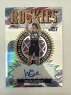 2025-26 Topps Finest Walter Clayton Jr. RC Rookies Auto Refractor Utah Jazz