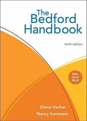 The Bedford Handbook - Paperback, by Hacker Diana; Sommers Nancy - Very Good j