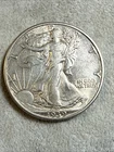 1939 50C Walking Liberty Half Dollar AU Almost Uncirculated Nice Coin 8421