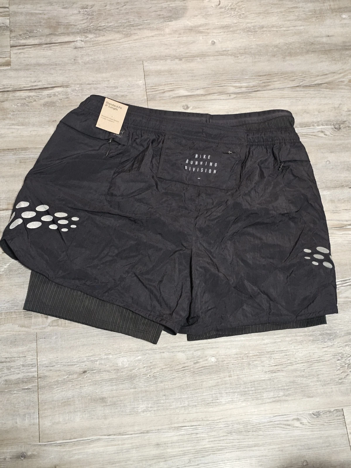 Men Nike Run Division 3-In-1 Pinnacle Running Shorts Black (DM4763-010) XXL