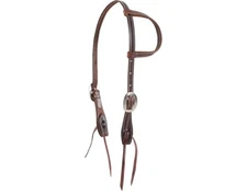 Martin Saddlery Headstall Gag Slip Ear Stitched Chocolate HFG25AL