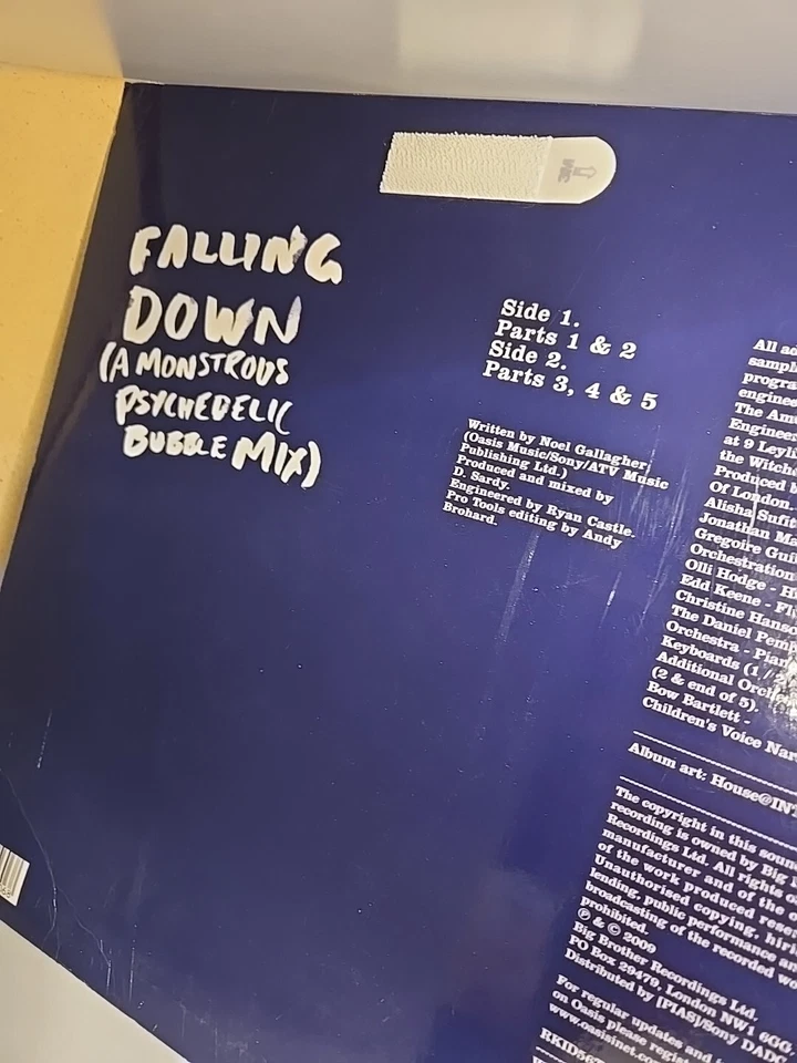 OASIS Falling Down 12” Vinyl Record - Image 4 of 4