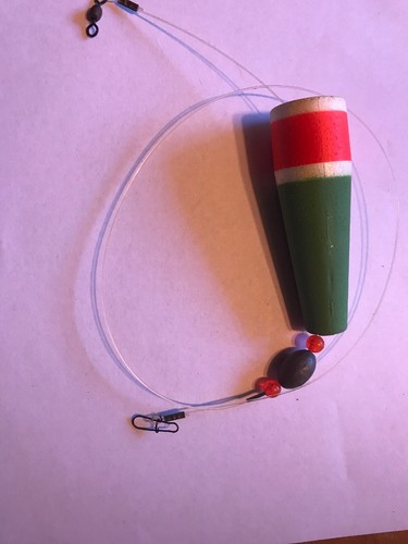 Sea Striker Type Egg Sinker Ready Rig FloateR Leader Striper,Bass,Pike,Bluefish - Picture 8 of 8