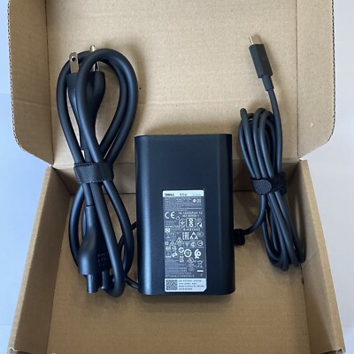 Genuine 65W USB C Type C Adapter Charger Dell 0GJJYR LA65NM170 2WDR5 2YK0F GJJYR
