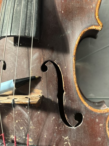 Old Violin Nicolaus Amatus Cremonen Fil ac Antonij Nepos Facit Germany Ebony Woo - Picture 12 of 24