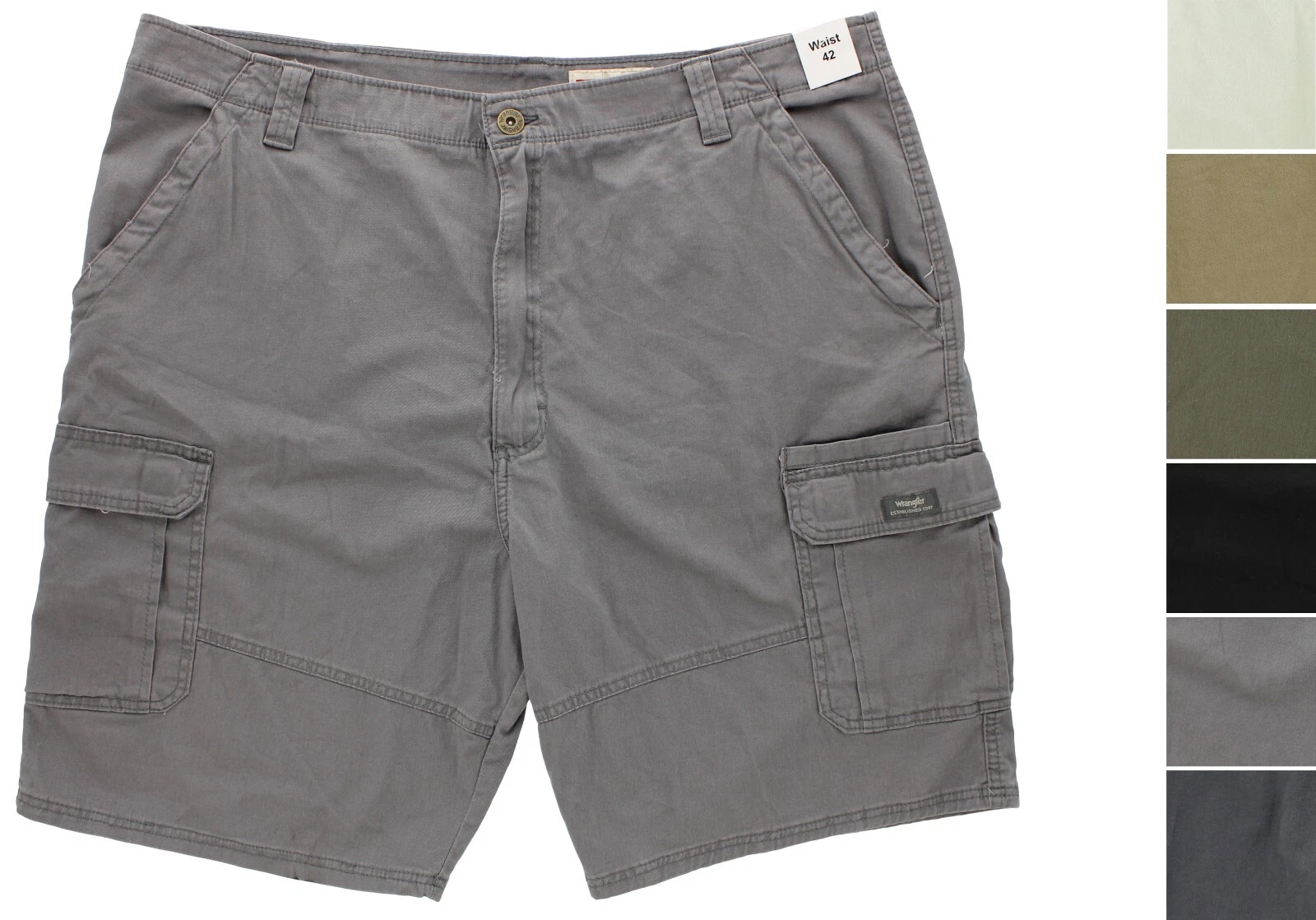 Wrangler Men's Cargo Shorts Big & Tall Relaxed-Fit Distressed Twill, Tech-Pocket
Opens in a new wind