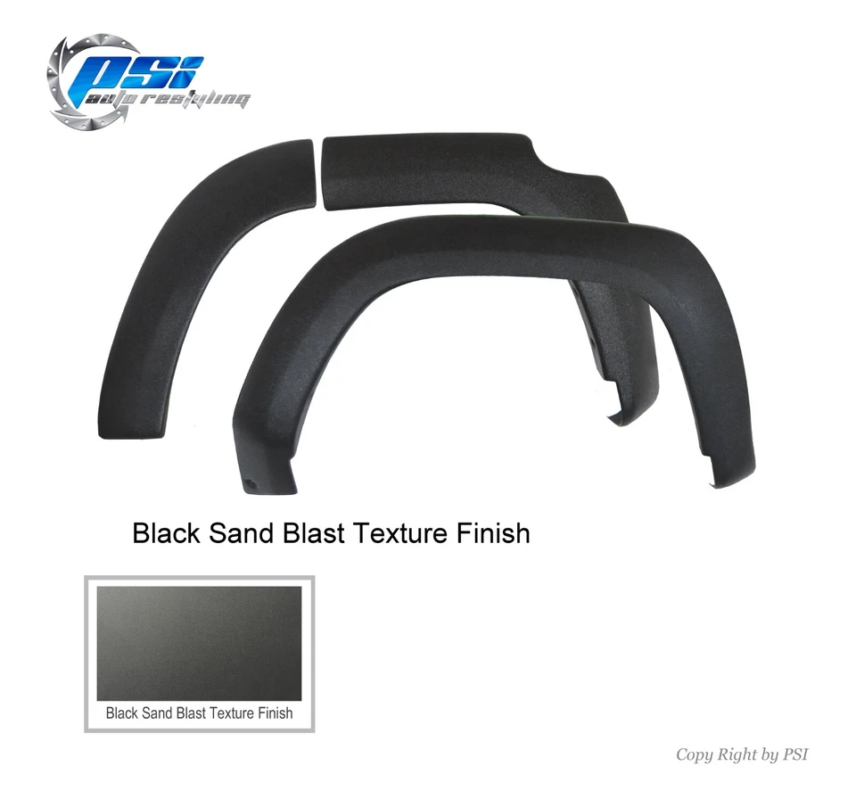 Extension Style Fender Flares Fits Toyota 4Runner 2014-2024 Full Set Textured Foto 3 de 4