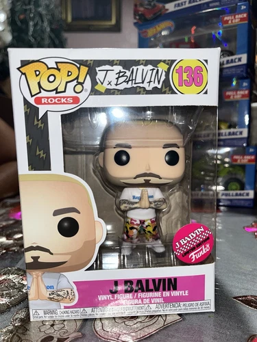 New Funko Pop! Rocks:  J Balvin Limited Edition Figure #136 Reggaeton PR