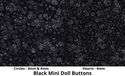 Mini Knöpfe für Puppen & Stofftiere Kleidung - verschiedene Farben & Designs