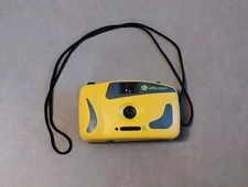 LIFELONG yellow point and shoot 35 mm camera w/carry cord