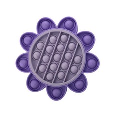 Pack of 2 Bubble Pop Stress Relieving Toys -  1 Flower  1 Heart 