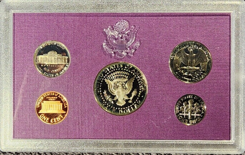 1989 S PROOF Set in Original Box US Mint with COA (5 Coin Set) - Picture 5 of 5