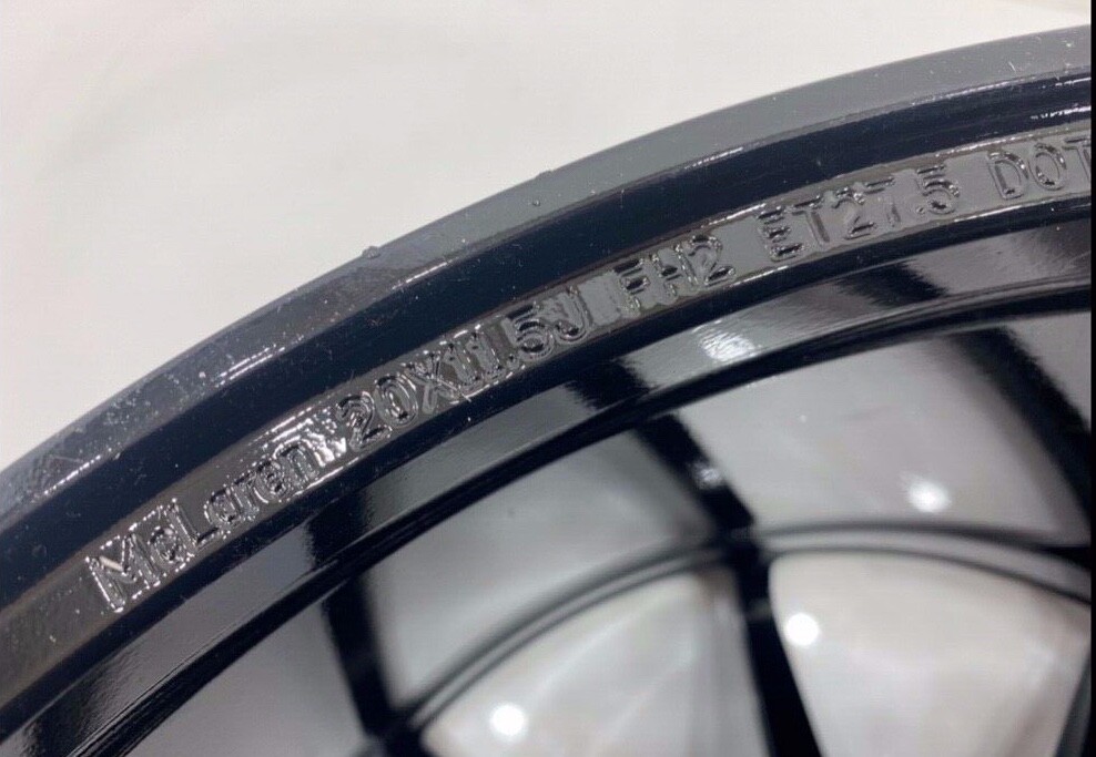 GENUINE MCLAREN SENNA REAR ALLOY WHEEL RIM 11.5 x 20