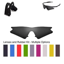 Walleva Lenses and Nose pad for Oakley M Frame Sweep - Multiple Options