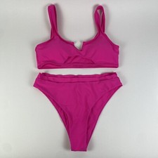 Bikini Set Unbranded Pink Fuchsia Women Size Large Brand New w/out Tags