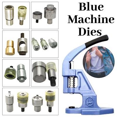 Blaue Maschine Stanzwerkzeuge zum Befestigen von Nieten Pressbolzen Druckknoppers Zum Selbermachen Handwerk