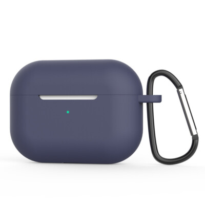  Apple AirPods Pro Case, Hülle aus Silikon, Tasche, Etui inkl. Karabinerhaken