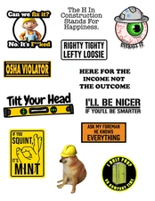 Construction Sticker Pack