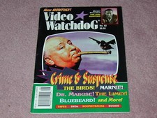 VIDEO WATCHDOG # 62, Hitchcock, Mickey Spillane The Girl Hunters, FREE SHIPPING