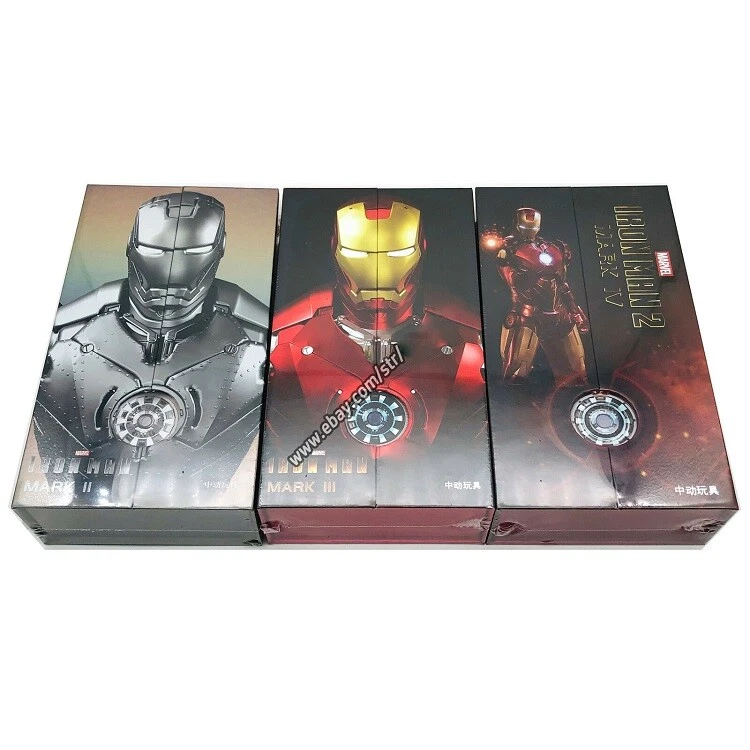 Marvel Avengers Iron Man Mark III Mark II MK 3 MK 2 Figura de Acción Juguete 7" Nuevo Foto 4 de 4