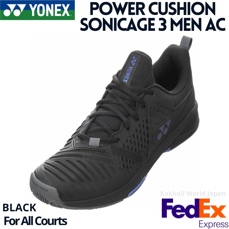 YONEX SONICAGE テニスシューズ ブラック　28㎝　箱付き テニスショップラリー / YONEX(ヨネックス)【新デザイン】テニス