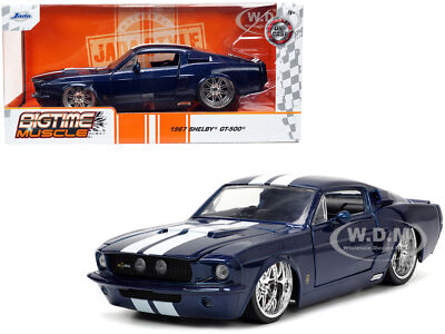 Shelby - Jadaジェイダ/&#39;67 Shelbyシェルビー GT-500KR 1/24 Jada Big Time Muscle 1967 Shelby GT-500 1/24 Diecast Silver