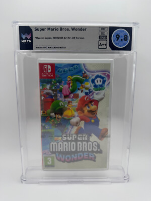 Super Mario Bros Wonder WATA 9.8 A++ **Switch NEU (No VGA UKG)