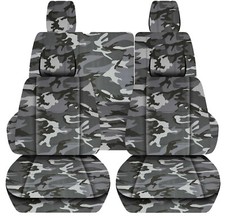Frontrear Urban Camo Custom Fit Car Seat Covers Fits Jk Wrangler 4dr 2007-2018 Frontrear Urban Camo Custom Fit Car Seat Covers Fits Jk Wrangler 4dr 2007-2018