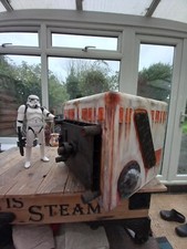star wars sci-fi inspired coffee table / storage cube greeblies patina . inc p&p