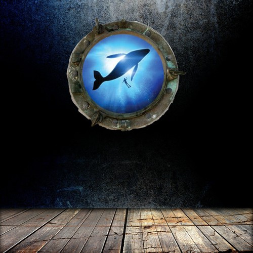 MySticky Marine Animals 3D Decal Round Porthole Removable Vinyl Peel & Stick - Afbeelding 27 van 29