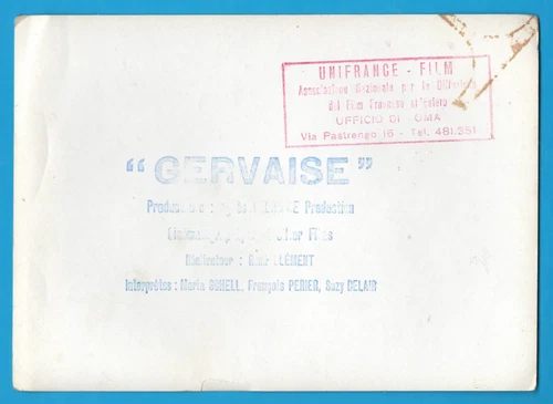 GERVAIS France 1956 Fotografia Set Francois Perier original photo vintage MA001 - Foto 2 di 2