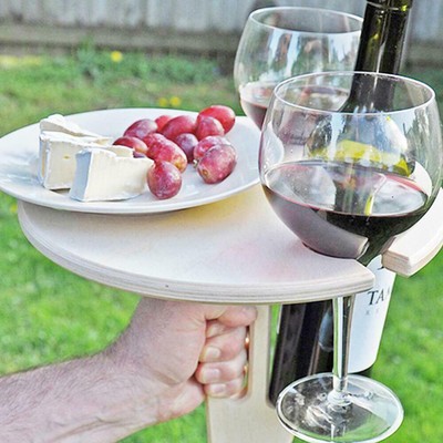 Produktbild von WINEGRASP Weinglashalter 4er-Pack - Hält Gläser Sicher An Stühlen & Geländern
