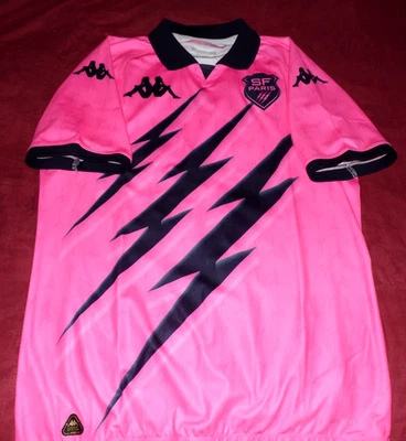 Maillot De Rugby De Match Du Stade Français Saison 2024/2025 Taille XL Neuf - Photo 1/4
