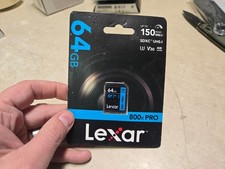 Lexar LSD0800P064G-BNNNU High-performance Sdxc Memory Card 800x Pro 64gb Class
