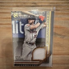2023 Topps Museum Meaningful Material Relics Kyle Tucker #MMR-KT Gold /25 