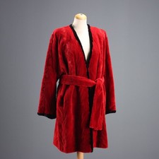 Yves Saint Laurent Pelliccia Rossa Vintage Taglia M/L Francia Anni 80 Originale