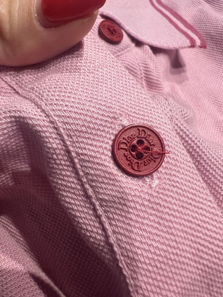 Top vintage otoño 2004 Christian Dior Galliano rosa amarillo para mujer Foto 3 de 4