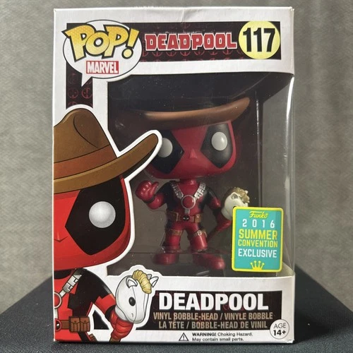 Funko Pop! Marvel Deadpool #117 Deadpool Cowboy 2016 Summer Convention