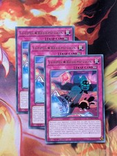 Yu-Gi-Oh TCG: Yummy Redemption - JUSH-EN026 1st Edition - Rare 3 Card Playset