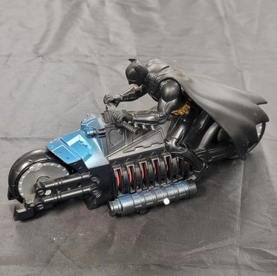 Batman DC Comic Working Push Friction  Batcycle Figure Dark Knight 2005