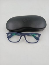 Ray-Ban Eyeglasses RB7047 5450 Blue Rectangle Full Rim Frame Men 54mm 54-17-140