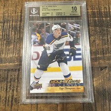2017 Upper Deck TAGE THOMPSON Young Guns Canvas Rookie Card C100 BGS 10 Gem Mint. rookie card picture