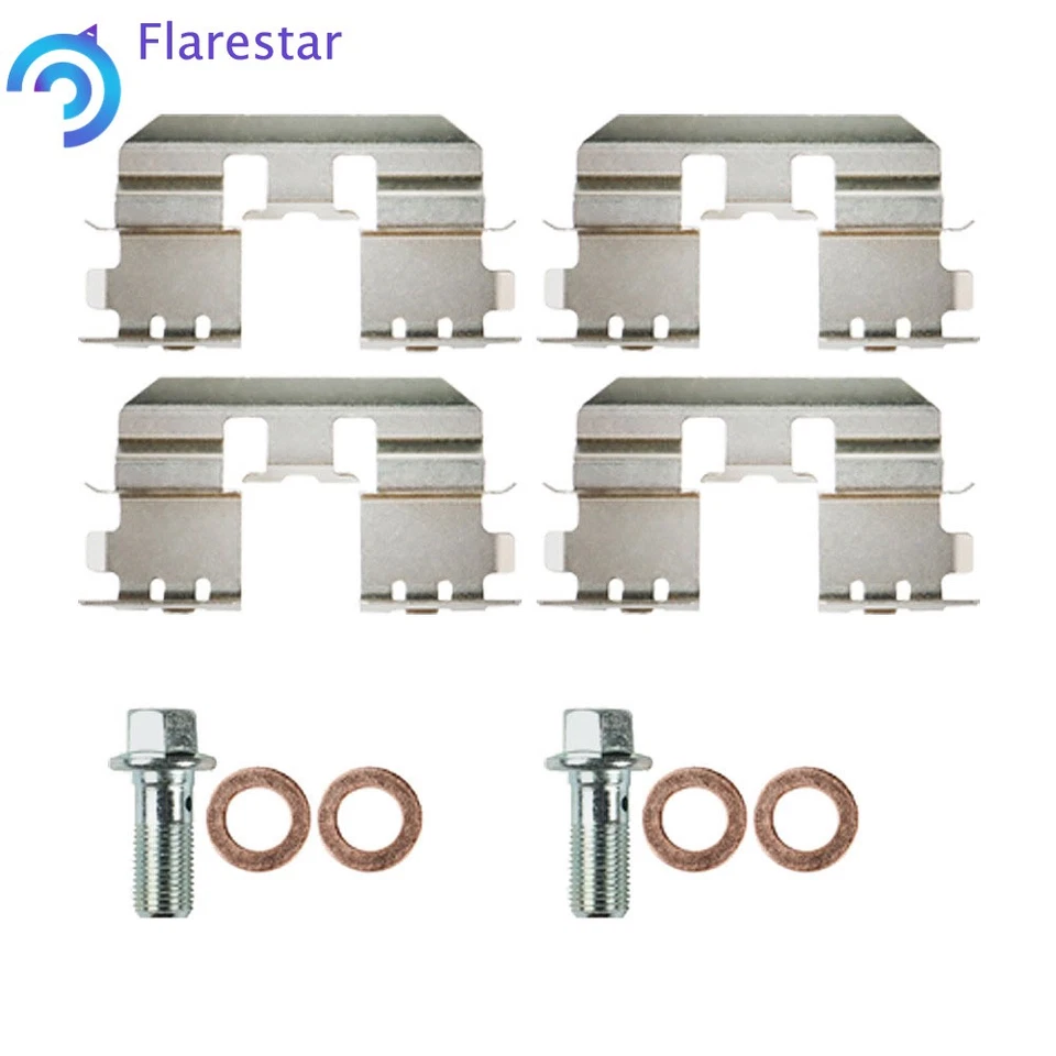 Par de 2 pinzas de freno traseras con soporte para Acura TSX 2008-2012 Honda Accord 2,4 L Foto 2 de 4