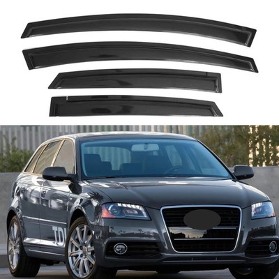 Audi A3 Hatchback 20032013 Window Visors, OutChannel Rain Guards, 4PC Set