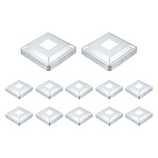 12Pcs Post Base Cover, 6x6 Integral Style Post Skirt Column Wrap(2x2)